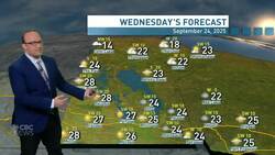 Riley Laychuk's Manitoba forecast for Wednesday, Sept. 24, 2025 News Clip