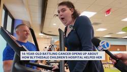 Hospital day program helps teen with cancer thrive, maintain grades News Clip