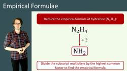Empirical Formula: Simplest Whole Number Ratio of Atoms in a Substance Instructional Video