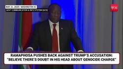 Ramaphosa Jokes About 'DRAMA' At Oval Office, Boldly Shoots Down Trump's Genocide Charge | Watch News Clip