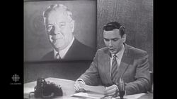 1990: CBC radio voice Rex Loring retires News Clip