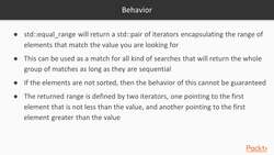 C++ Standard Template Library in Practice - Sorting and Gathering - std::binary_search Instructional Video