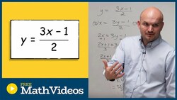 Find the inverse of a linear function Instructional Video