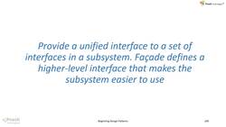 Structural Design Patterns in Modern C++ - Introduction to the Facade Pattern Instructional Video