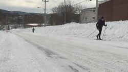 Snowboards and street parties: Making the most out of an epic storm News Clip