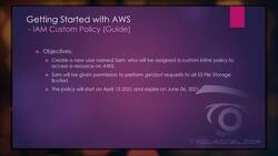 AWS, JavaScript, React - Deploy Web Apps on the Cloud - IAM Custom Policies Instructional Video
