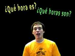 Learn Spanish - ¿Qué hora es? (telling time) part 3 Instructional Video
