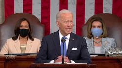 Biden pushes big plans, early successes in 1st address to Congress News Clip