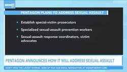 Pentagon Announces How It Will Address Sexual Assault News Clip
