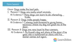 Adding Strong Evidence to Support Arguments Instructional Video