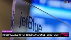 Eight Hospitalized After Turbulence on Jetblue Flight News Clip