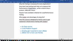 Learn JMeter from Scratch on Live Applications - Performance Testin - Advantages of JMeter over Other Performance Testing Tools Instructional Video