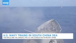 U.S. Aircraft Carriers Conduct Drills In South China Sea News Clip