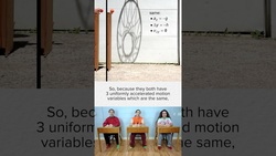 Projectile Motion - Same Time Instructional Video