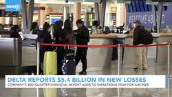 Pandemic Toll Mounts For Airlines: Delta Posts $5.4 Billion In Losses News Clip