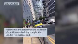 Blackwall fire: Blaze at skyscraper in east London sends huge plume of smoke across sky Instructional Video