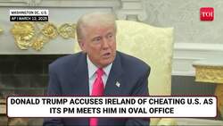 FULL: Trump Loses Cool At Ireland PM Inside Oval Office For 'Cheating' U.S. | UNCUT EXCHANGE News Clip