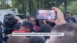 Newark mayor released from custody following arrest for trespassing at ICE detention center following protest News Clip