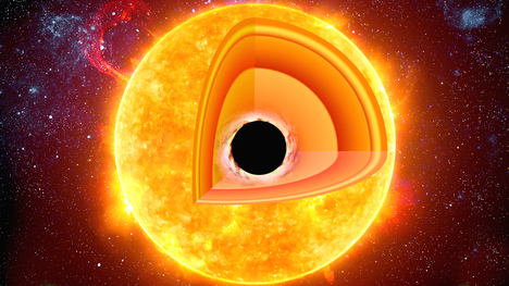 What If There's A Black Hole Inside The Sun? (Hawking Stars)