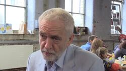 Interview with Jeremy Corbyn on campaign trail in Leeds News Clip