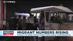 Hundreds of migrants arrive in Lampedusa by boat News Clip