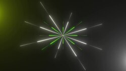 Abstract neon lines, computer generated background Stock Footage