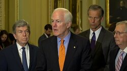 Senator Cornyn says Kavanaugh accuser Ford given an opportunity at planned hearing Stock Footage