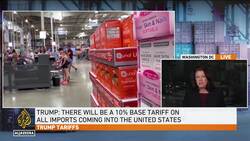 Trump predicts economic boom after market crash while aboard air force one News Clip