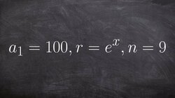 Evaluate the expression of a term of a geometric sequence Instructional Video
