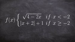 How to Graph a Piece Wise Function with Transformations Instructional Video