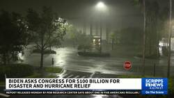 Biden seeks nearly $100B in disaster aid after Hurricanes Helene and Milton News Clip