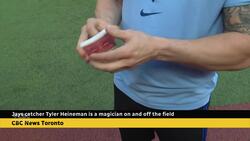 This Jays player has a side hustle as a magician News Clip