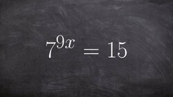Solving Exponential equations Instructional Video