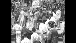 Night parade at cotton carnival in Memphis, TN, 1932 News Clip