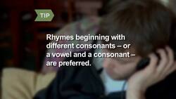 How to Rhyme Instructional Video