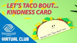 DIY Craft: Let's Taco Bout Kindness Card Instructional Video