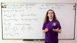 AP Physics C: Equations to Memorize (Mechanics) Instructional Video