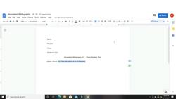 How to Create an Annotated Bibliography in MLA Format Instructional Video