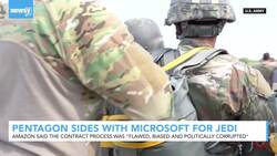 Pentagon Sides With Microsoft In $10 Billion Cloud Deal News Clip