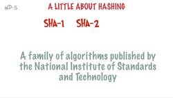 Web Security: Common Vulnerabilities And Their Mitigation - A little bit about hashing Instructional Video