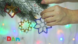 DIY Christmas Tree Decorations Using Pipe Cleaners Instructional Video
