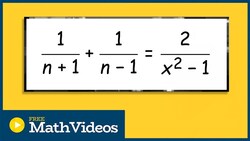 Solve rational equation with no solution Instructional Video