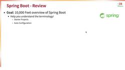 Learn Java from Scratch - A Beginner's Guide - Step 12 - Getting Started with Spring Boot - Review Instructional Video