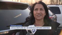 Wharton residents getting restless as I-80 sinkhole repairs, traffic continue News Clip