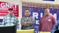 CLEAN : Trump supporters in Pennsylvania gather for debate watch party News Clip