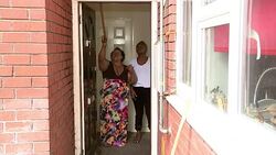 Theresa May calls for end to 'stigma' of social housing in speech Stock Footage