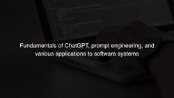 ChatGPT and Prompt Engineering for Software Development - Introduction Instructional Video