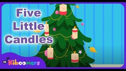 Five Little Candles | The Kiboomers | Kids Christmas Songs | Toddler Songs | Kindergarten Songs Instructional Video