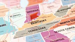 Kentucky from USA States Stock Footage