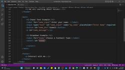 The Art of Doing - Web Development for Beginners - Getting Input Values Part 1 Instructional Video